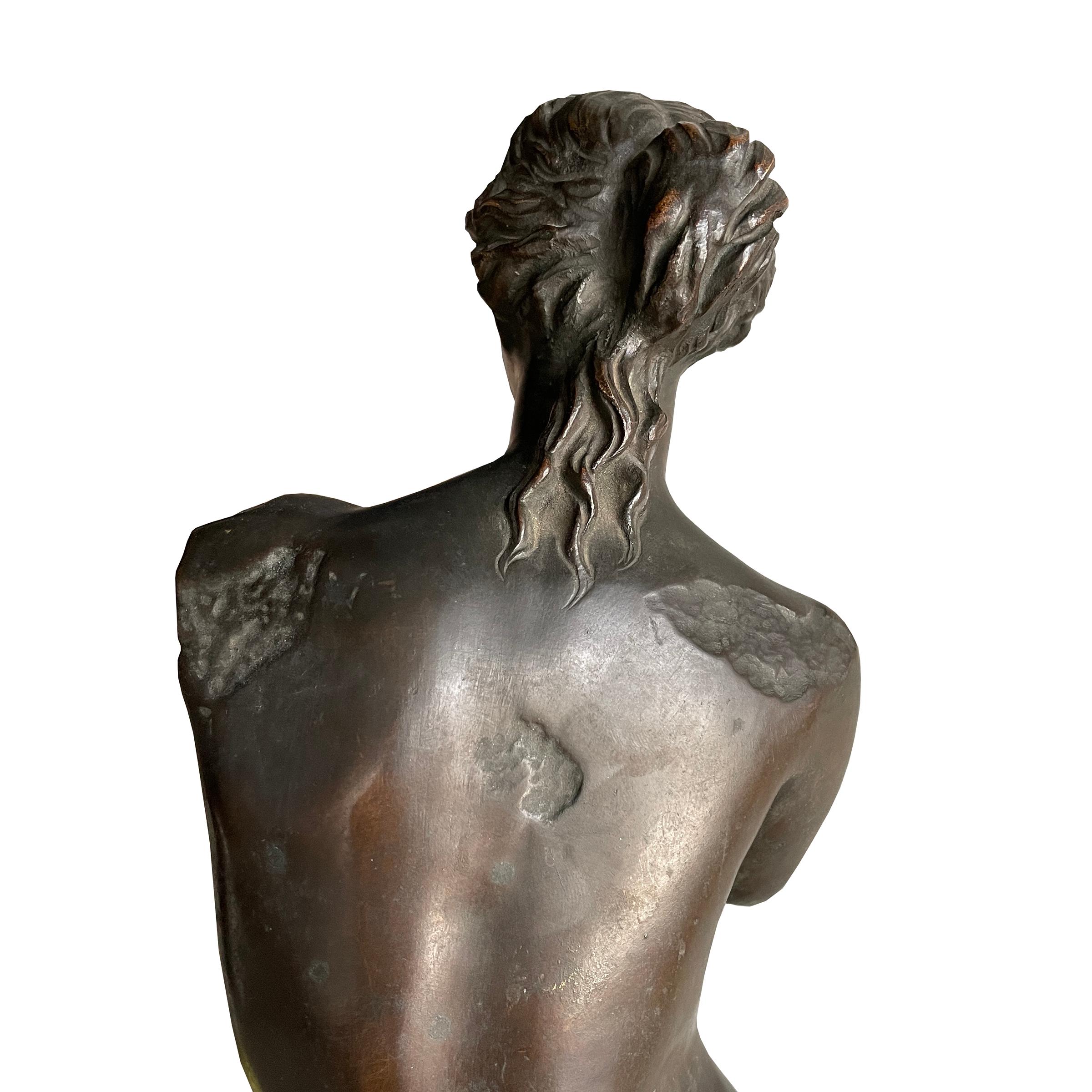 19th Century French Grand Tour Venus de Milo Bronze For Sale 5