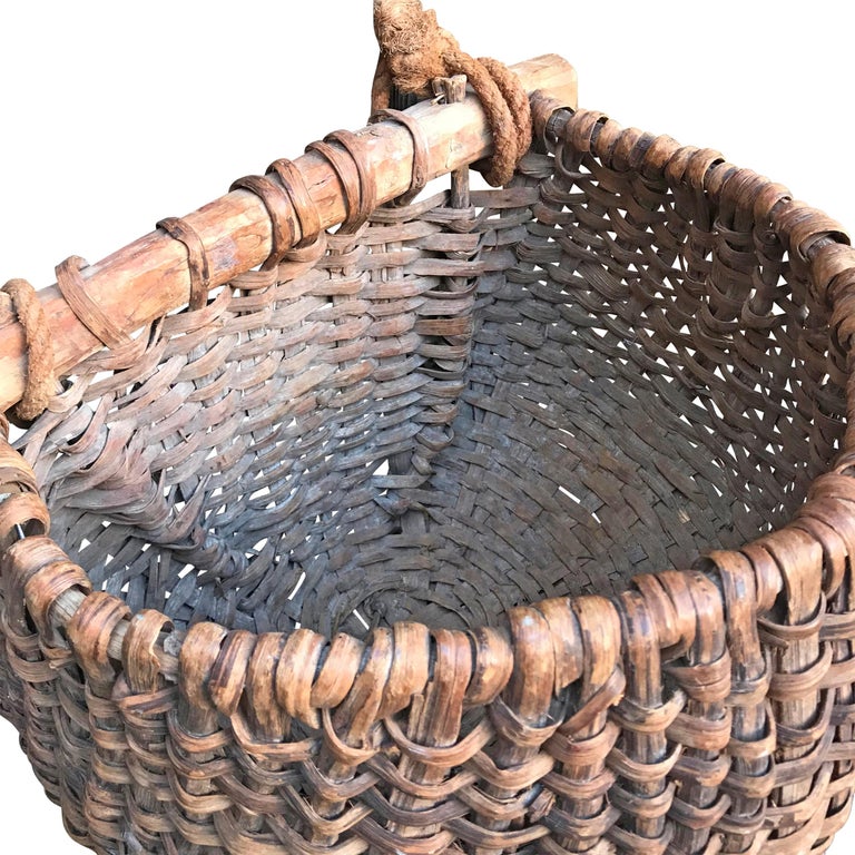 19th Century French Grape Gathering Basket at 1stDibs