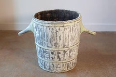 19th century French grape harvesting hod