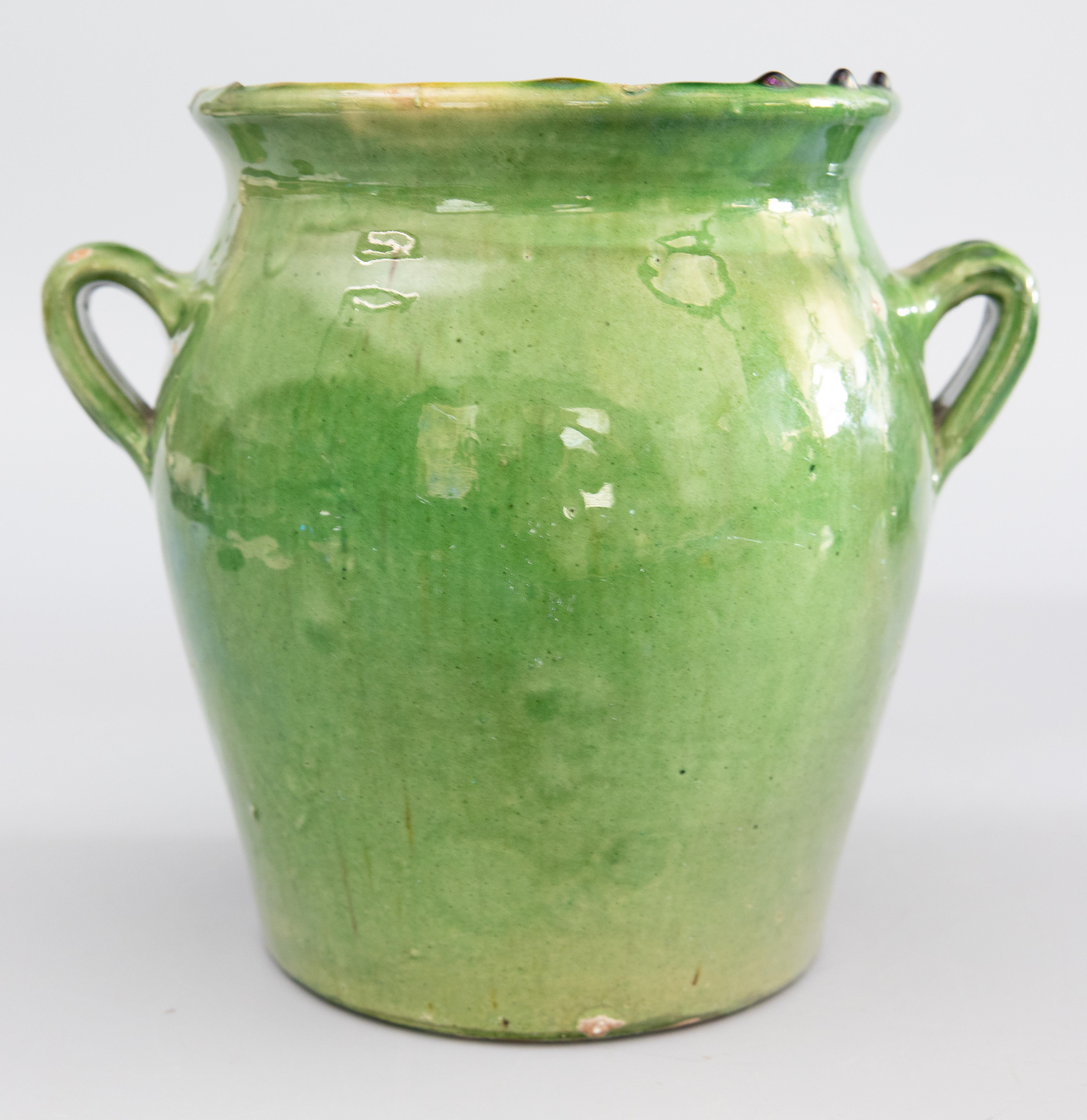 green confit pot