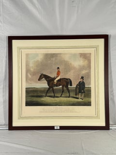 Französische Guache-Farbige Gravur des 19. Jahrhunderts