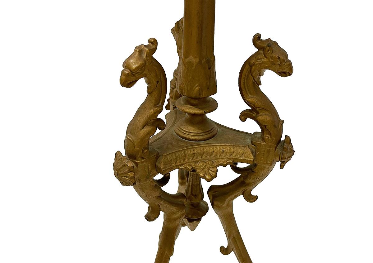 Iron 19th Century French guéridon side table For Sale