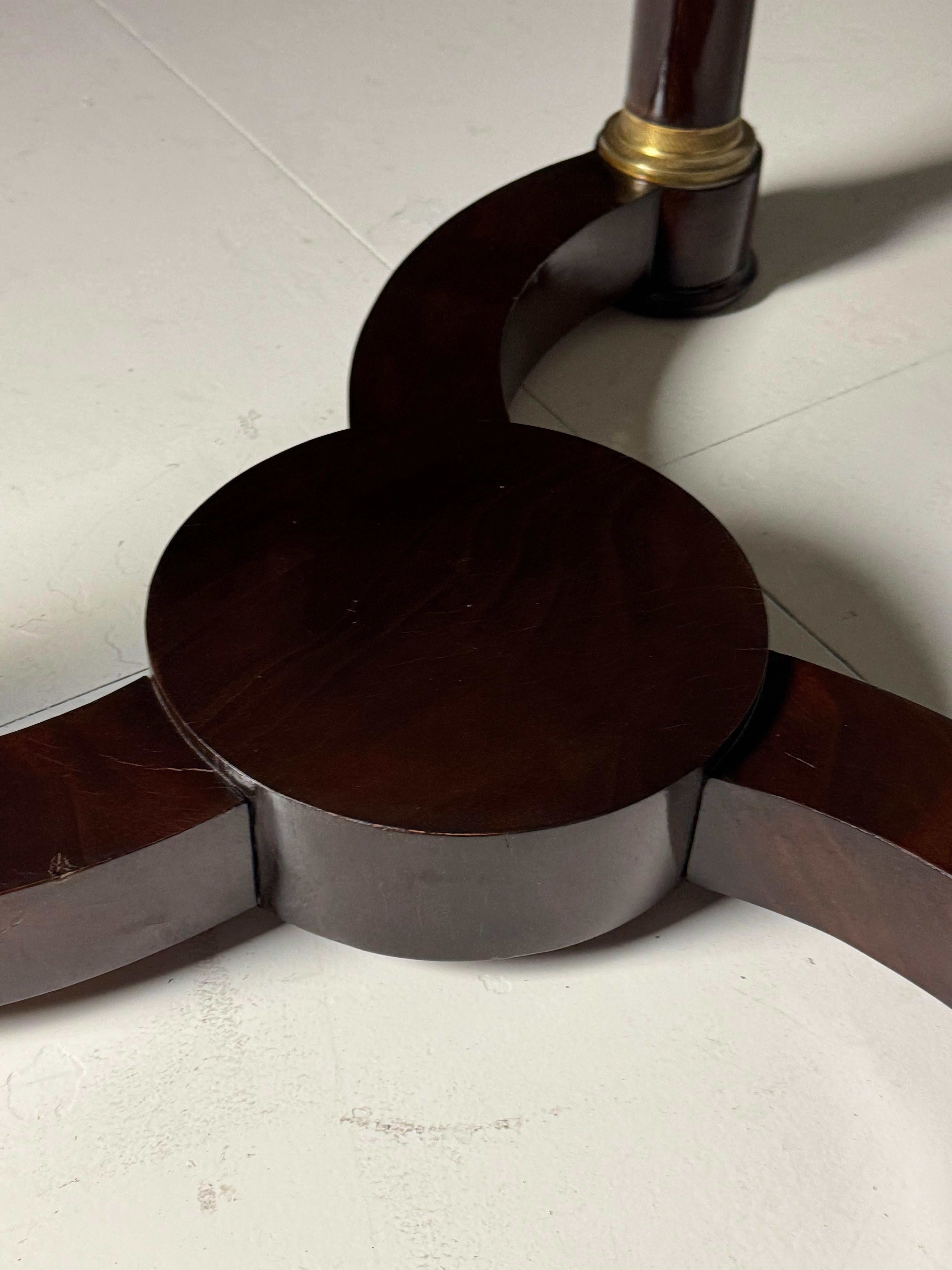 Mesa Gueridón francesa del siglo XIX Caoba en venta