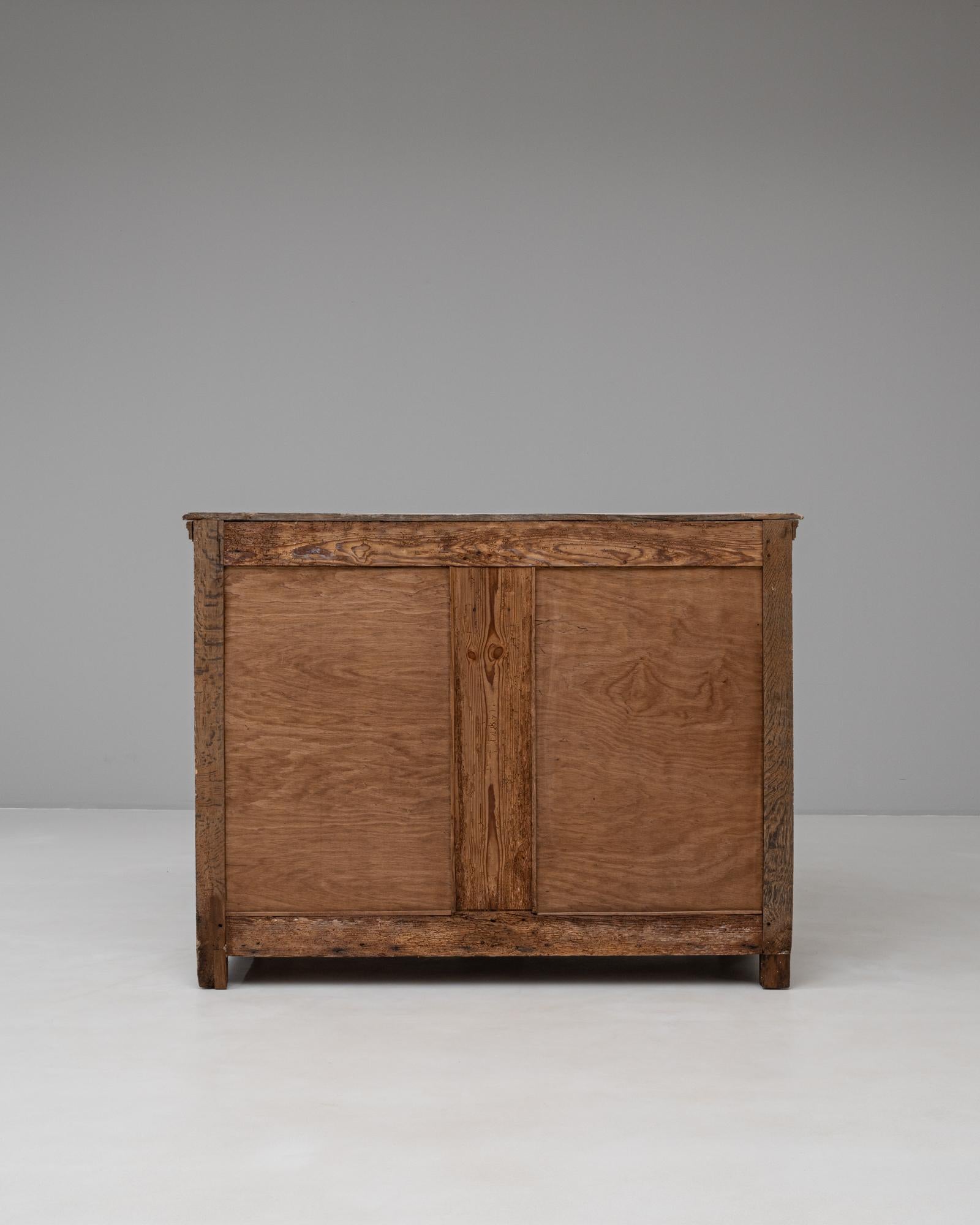 19th Century French Gustavian Oak Buffet 11