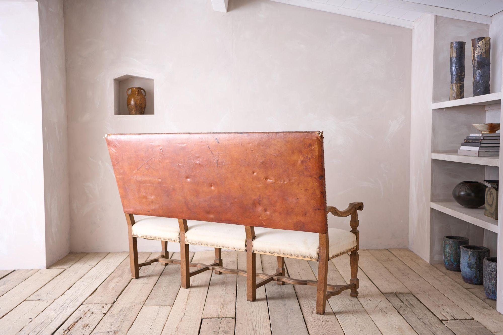 19th century French hall bench 1