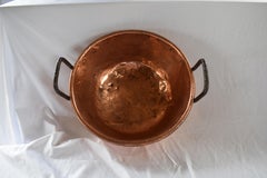 19th Century French Hammered Copper Kettle