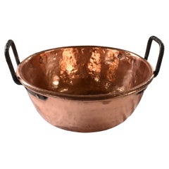 19th Century French Hammered Copper Kettle
