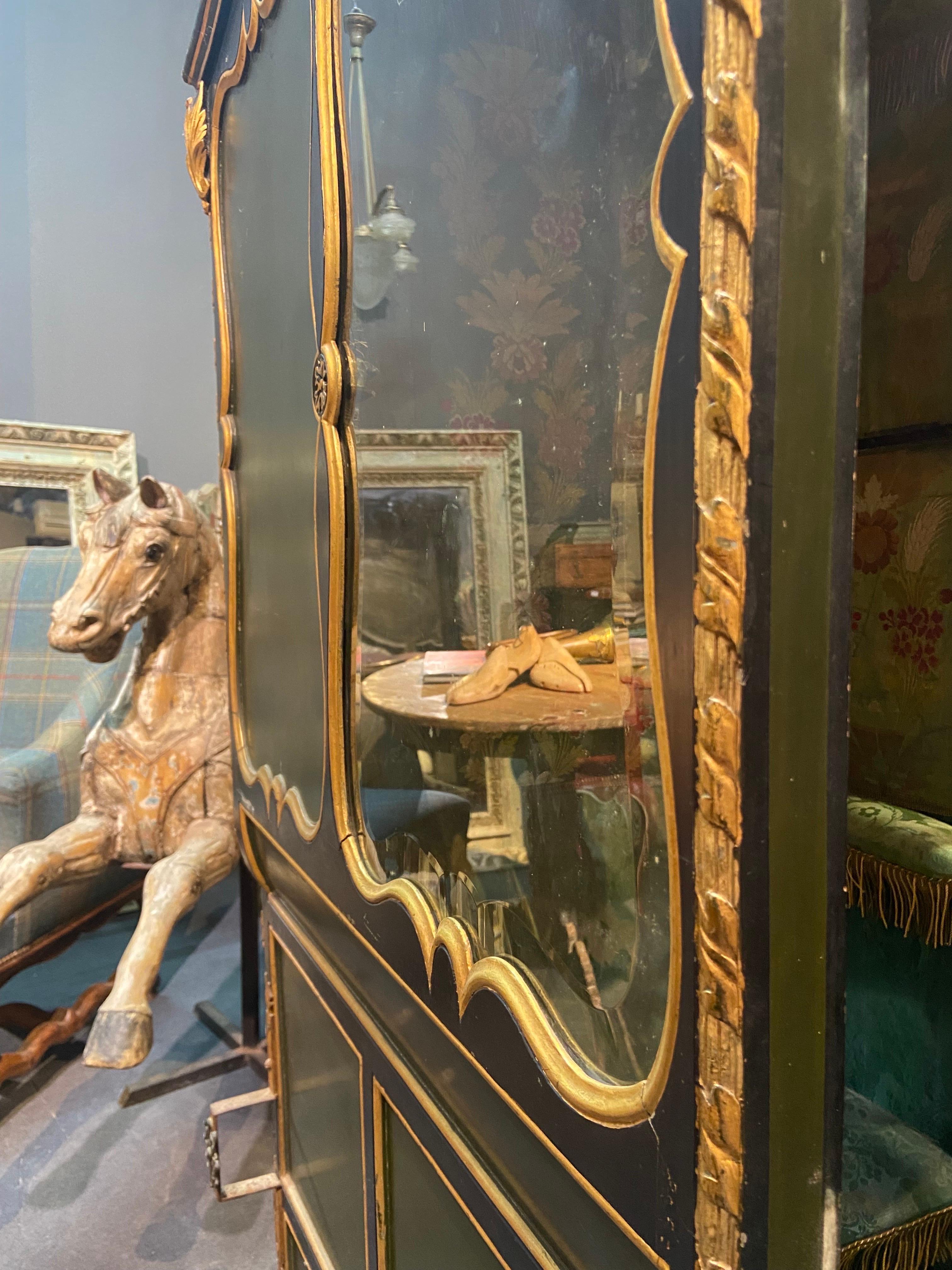 19th Century French Hand Carved and Hand Painted Sedan Chair in Louis XV Style For Sale 7