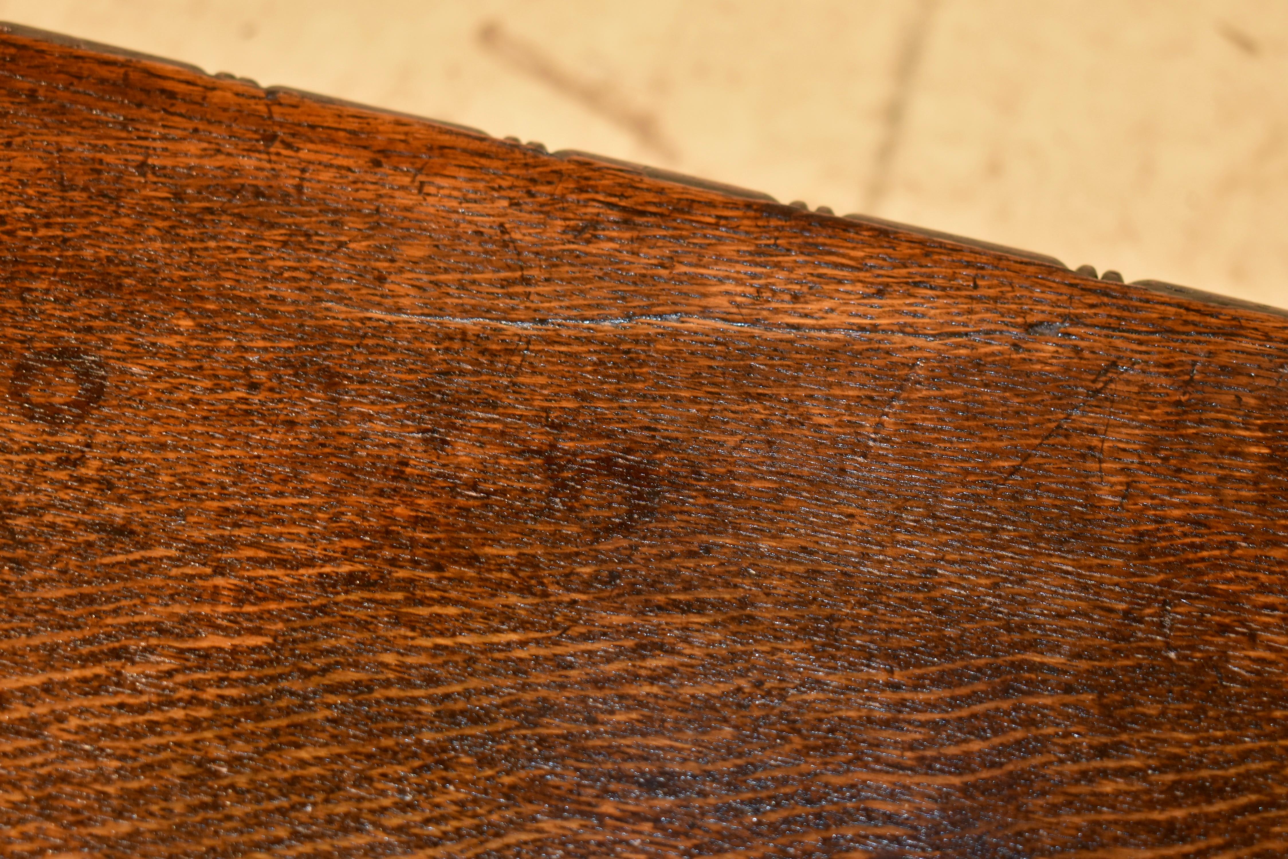 Banc français du 19e siècle sculpté à la main en vente 6