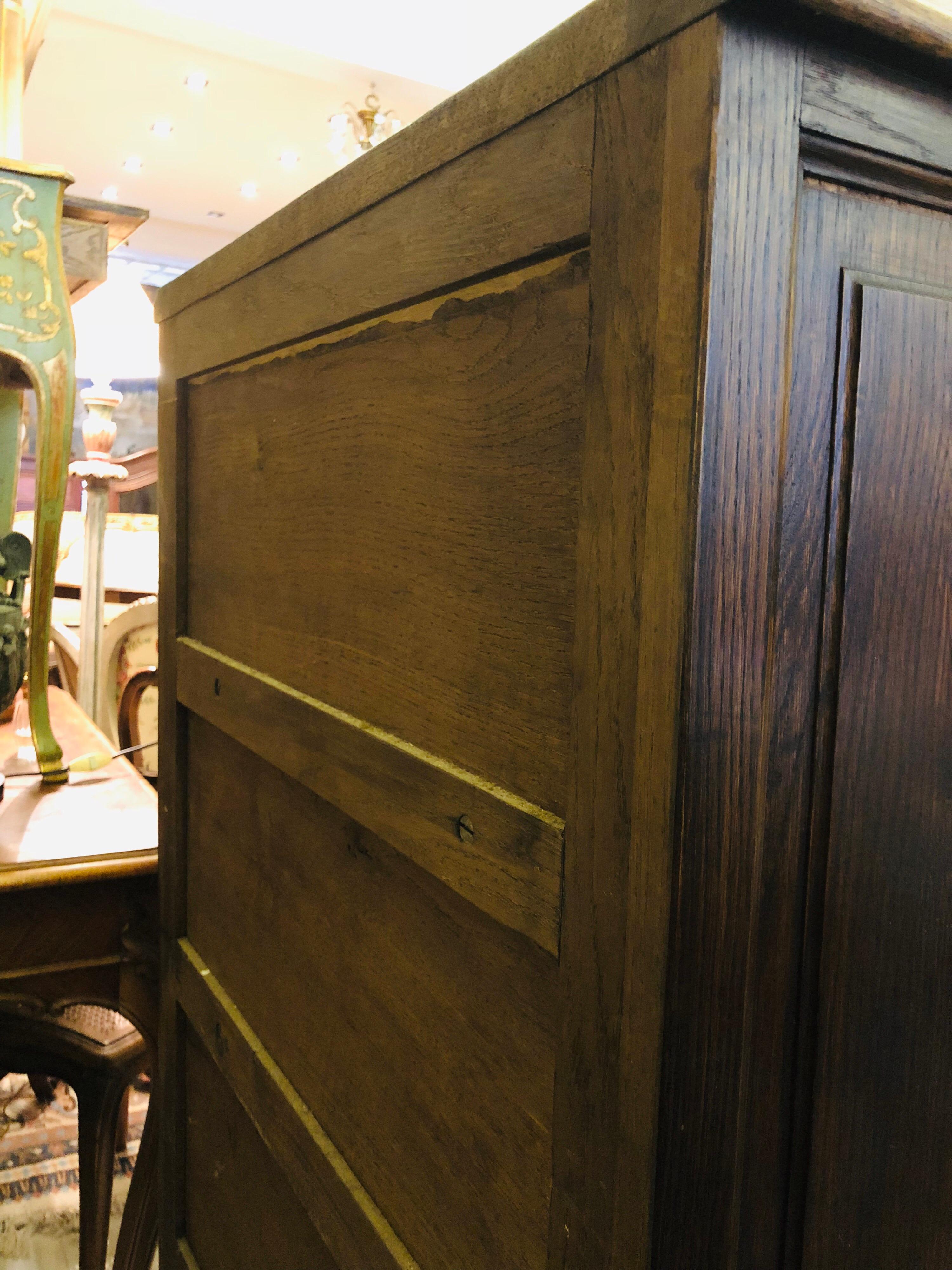 19th Century French Hand Carved Four Shelves Open Bookcase in Louis XV Style For Sale 4