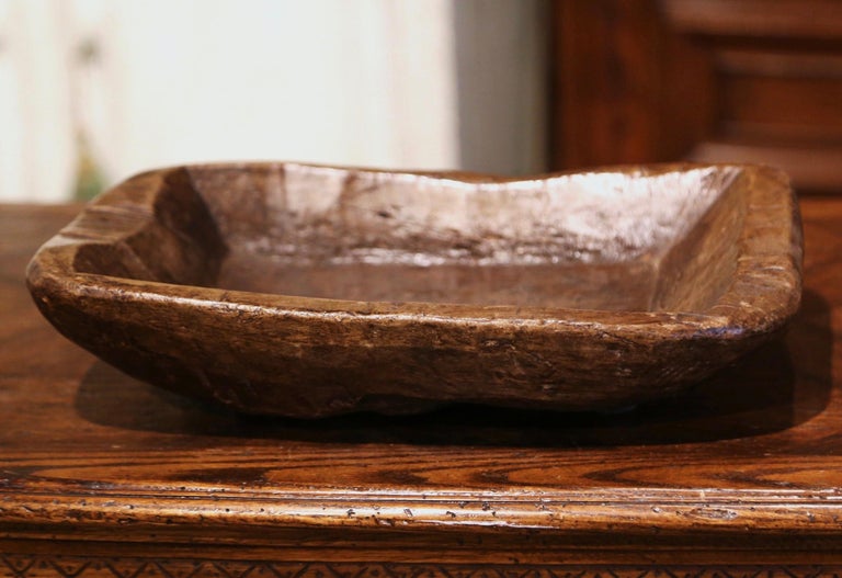 19th Century French Hand Carved Oak Decorative Fruit Bowl For Sale at ...