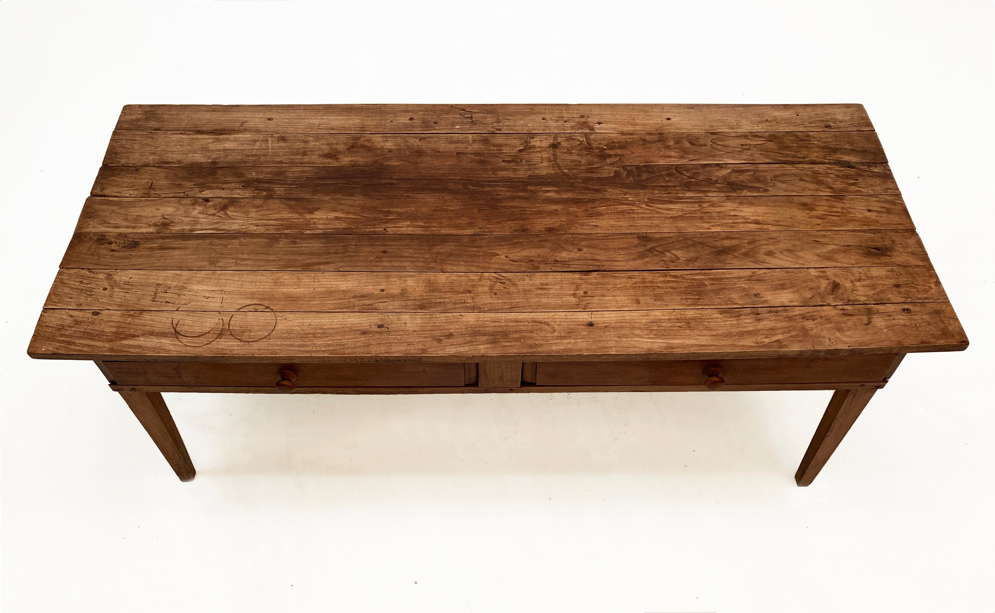 19th Century French Hand-crafted Pétrin Table  For Sale 1