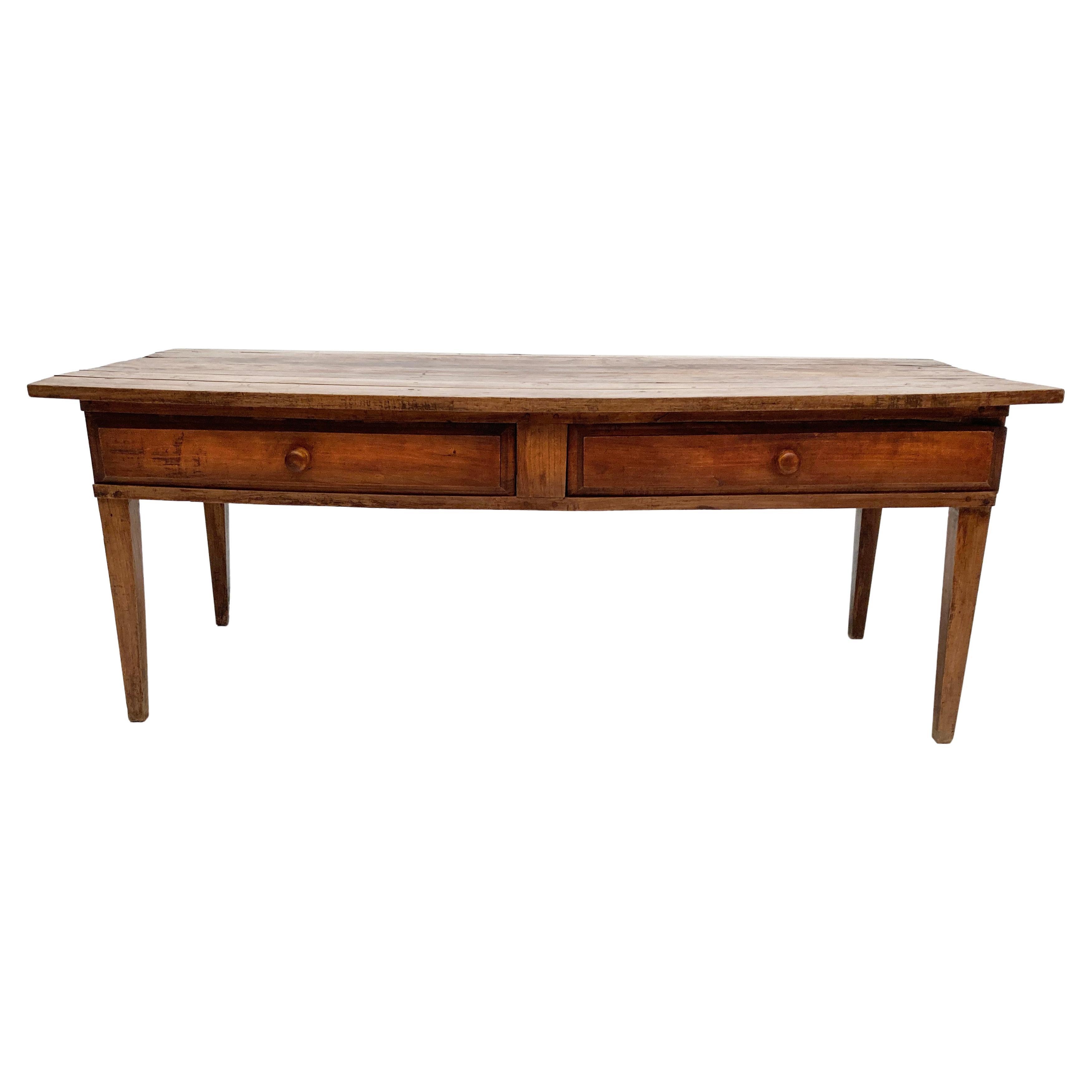 Table Pétrin française du 19e siècle, fabriquée à la main  en vente