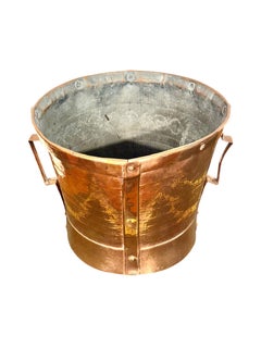 19th Century French Hand-Hammered Copper Grain Measure