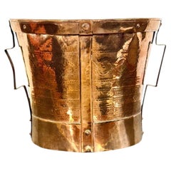 19th Century French Hand-Hammered Copper Grain Measure