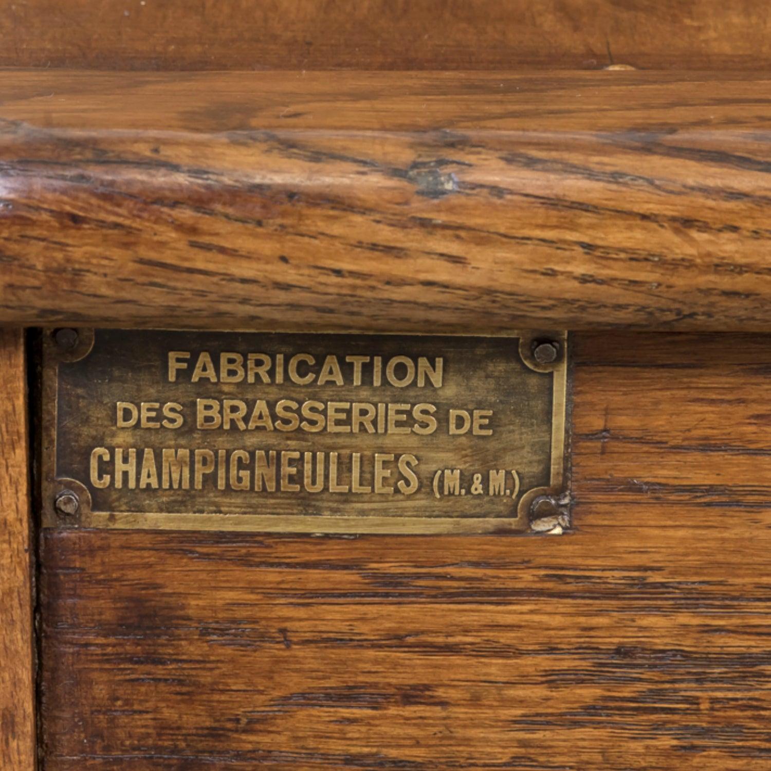 Panchina francese Hand Made in legno di noce con intarsi in legno di frutta del XIX secolo in vendita 8