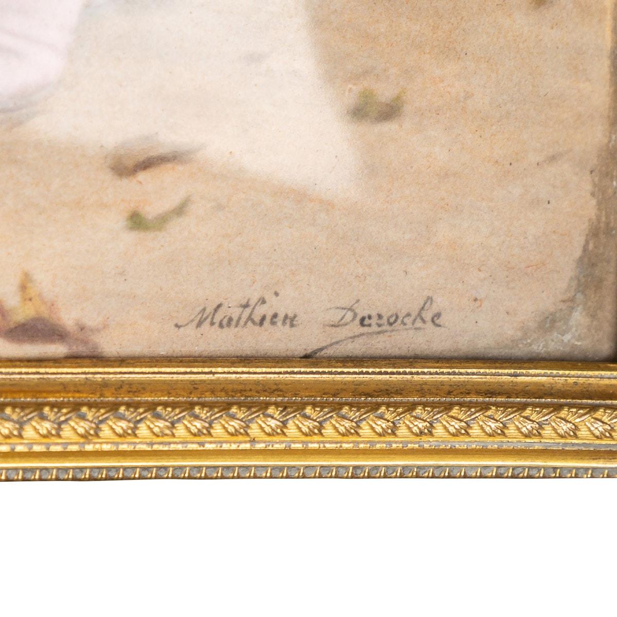 19th Century French Hand Painted Enamel Plaque, Mathieu Deroche, c.1890 For Sale 8