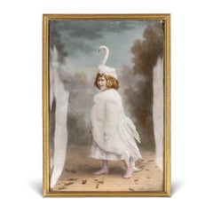 19th Century French Hand Painted Enamel Plaque, Mathieu Deroche, c.1890
