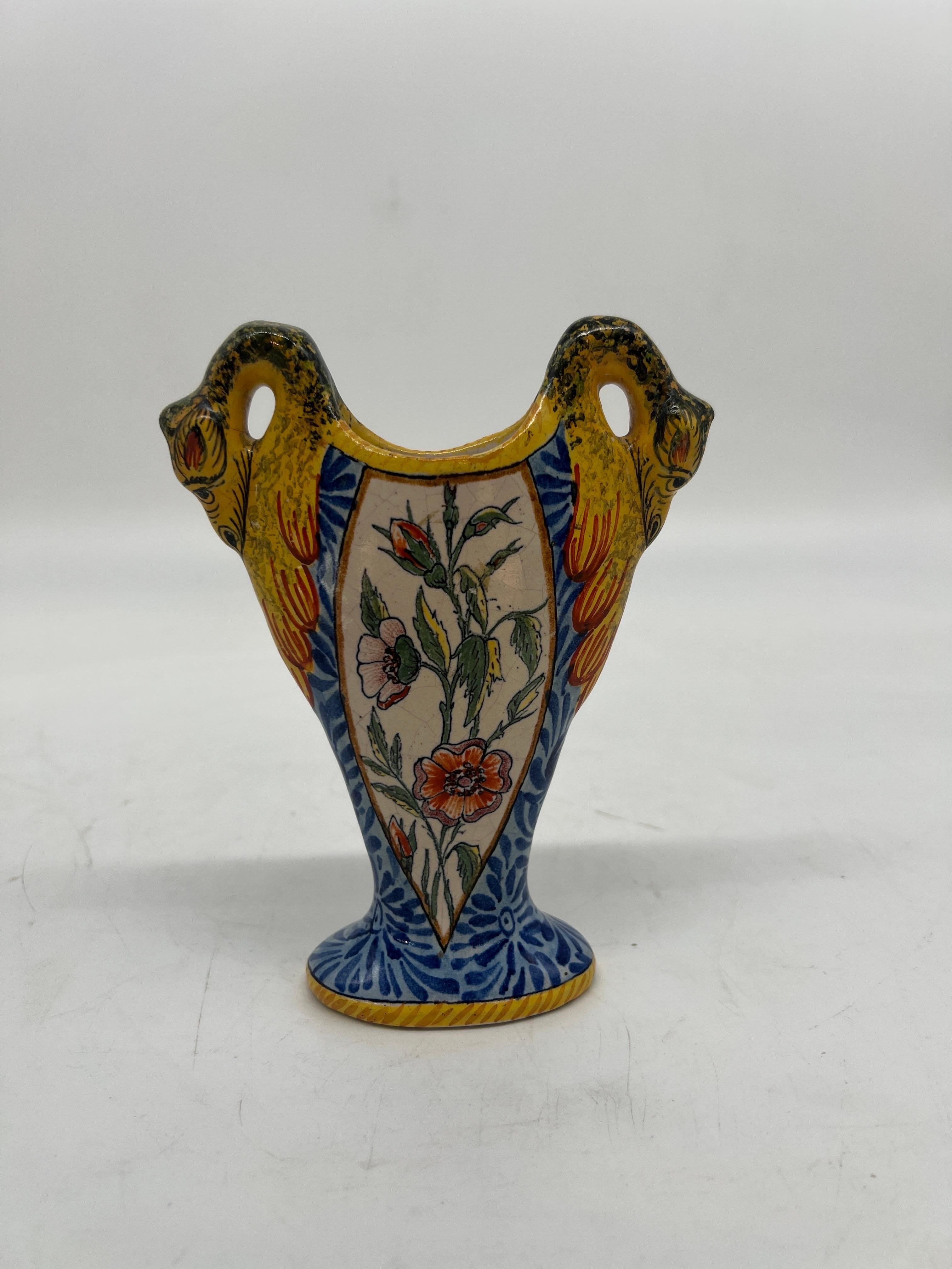 antique swan vase
