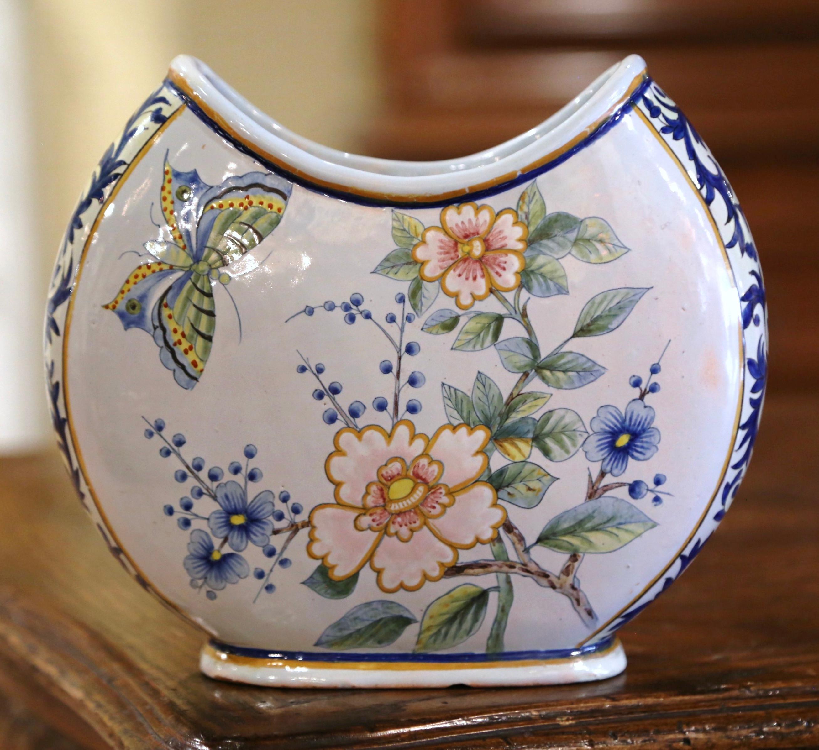 19th Century French Hand Painted Faience 
