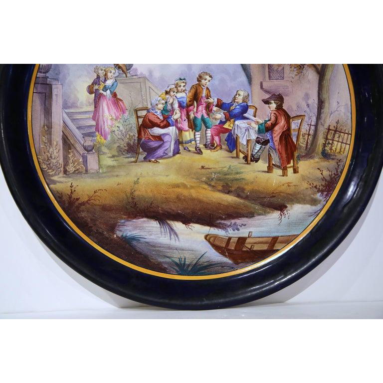 19th Century French Hand Painted Porcelain 
