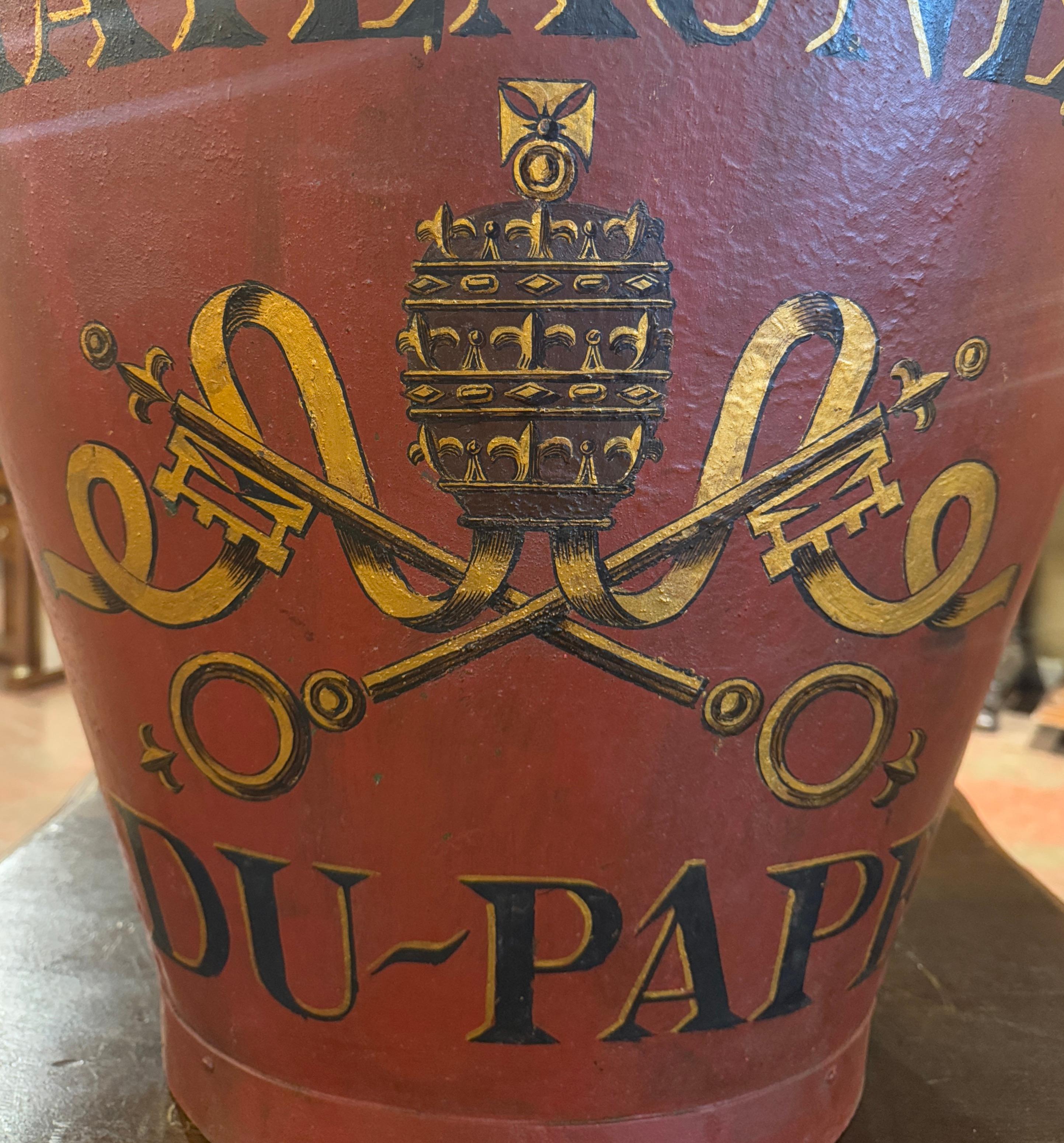 Country Cestino per uva in tole francese del XIX secolo, dipinto a mano, proveniente dalla Valle del Vino del Rodano in vendita