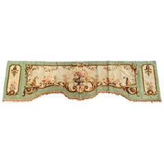 19th Century French Handwoven Aubusson Tapestry Portiere