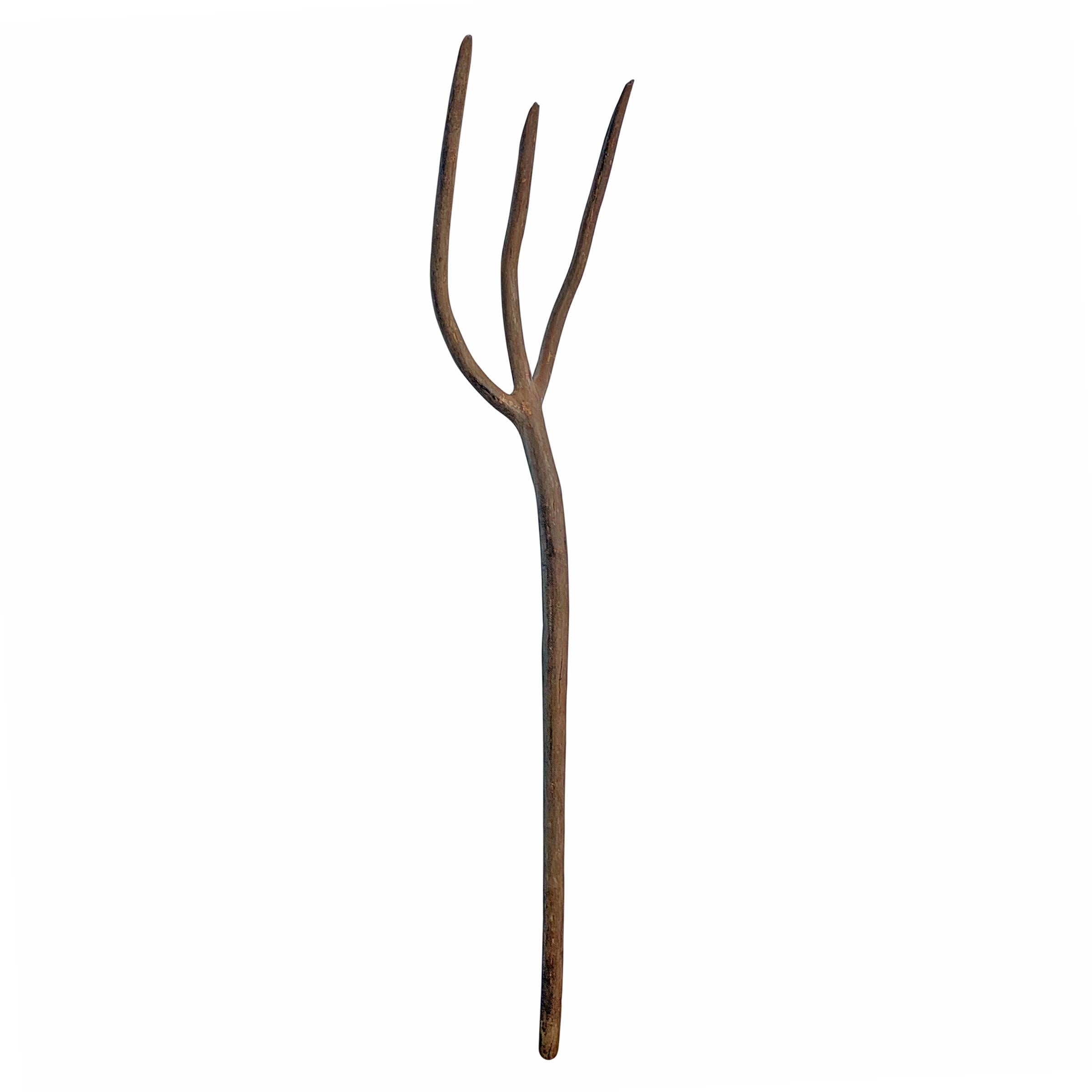 antique hay fork