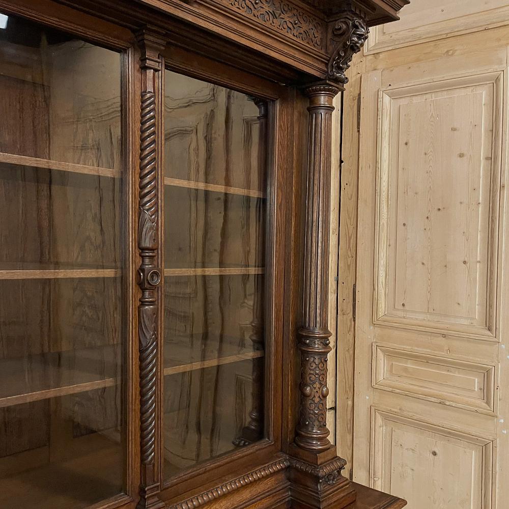 19th Century French Henri II Bookcase For Sale 4