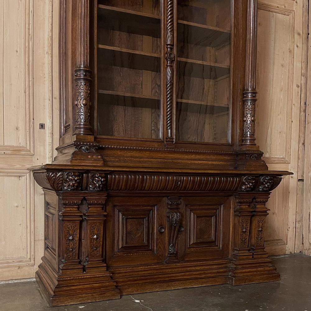 19th Century French Henri II Bookcase For Sale 1