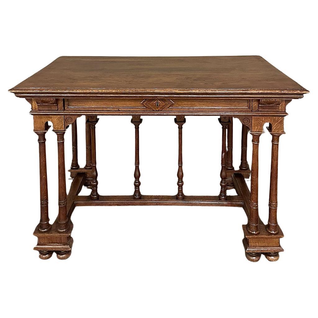 19th Century French Henri II Neoclassical Writing Table