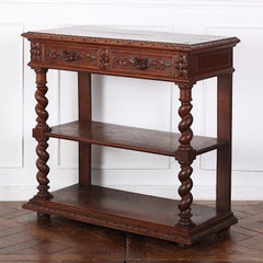 19th Century French Henri II Style Three Tier Server Buffet Etagere
