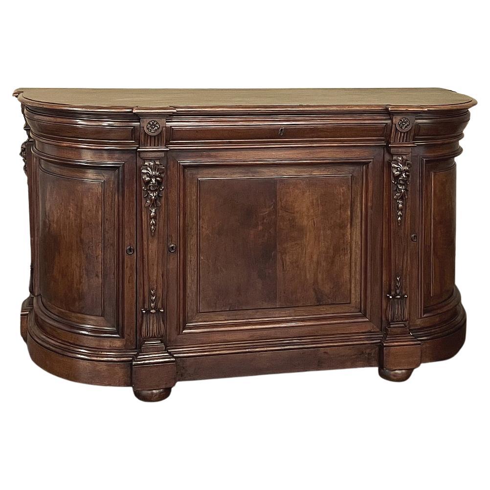 19th Century French Henri II Walnut Buffet