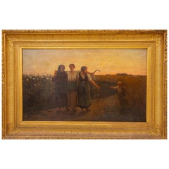 19th Century French Henriette Brown Great Painting Signed