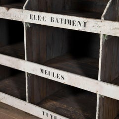 19th Century French Industrial Hardware Store Shelves