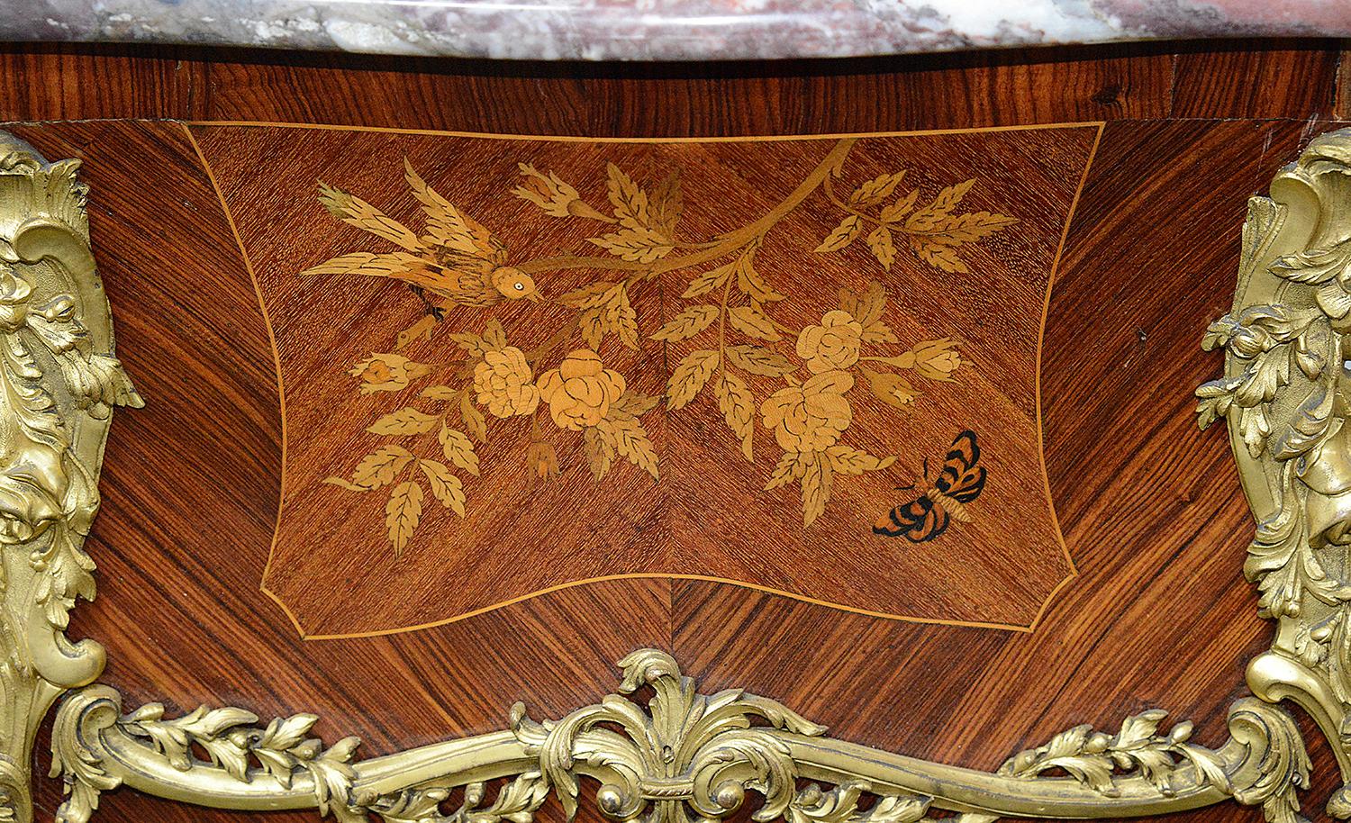 Louis XVI 19th Century French Inlaid Pedestal After Francoise Linke For Sale