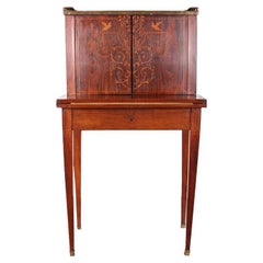 19th Century French Inlaid Secretaire