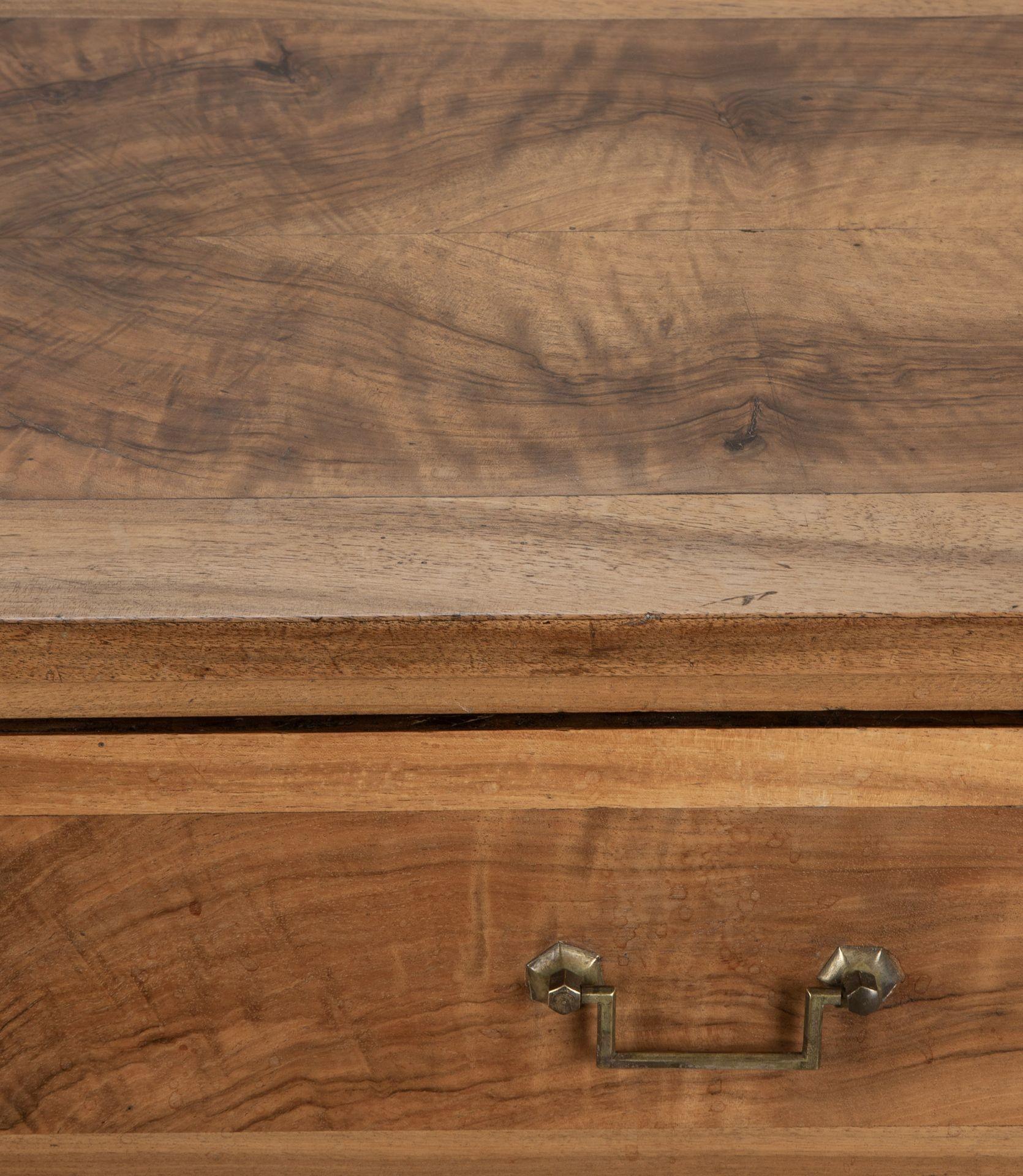 19th Century French Inlaid Walnut Two Drawer Commode For Sale 10