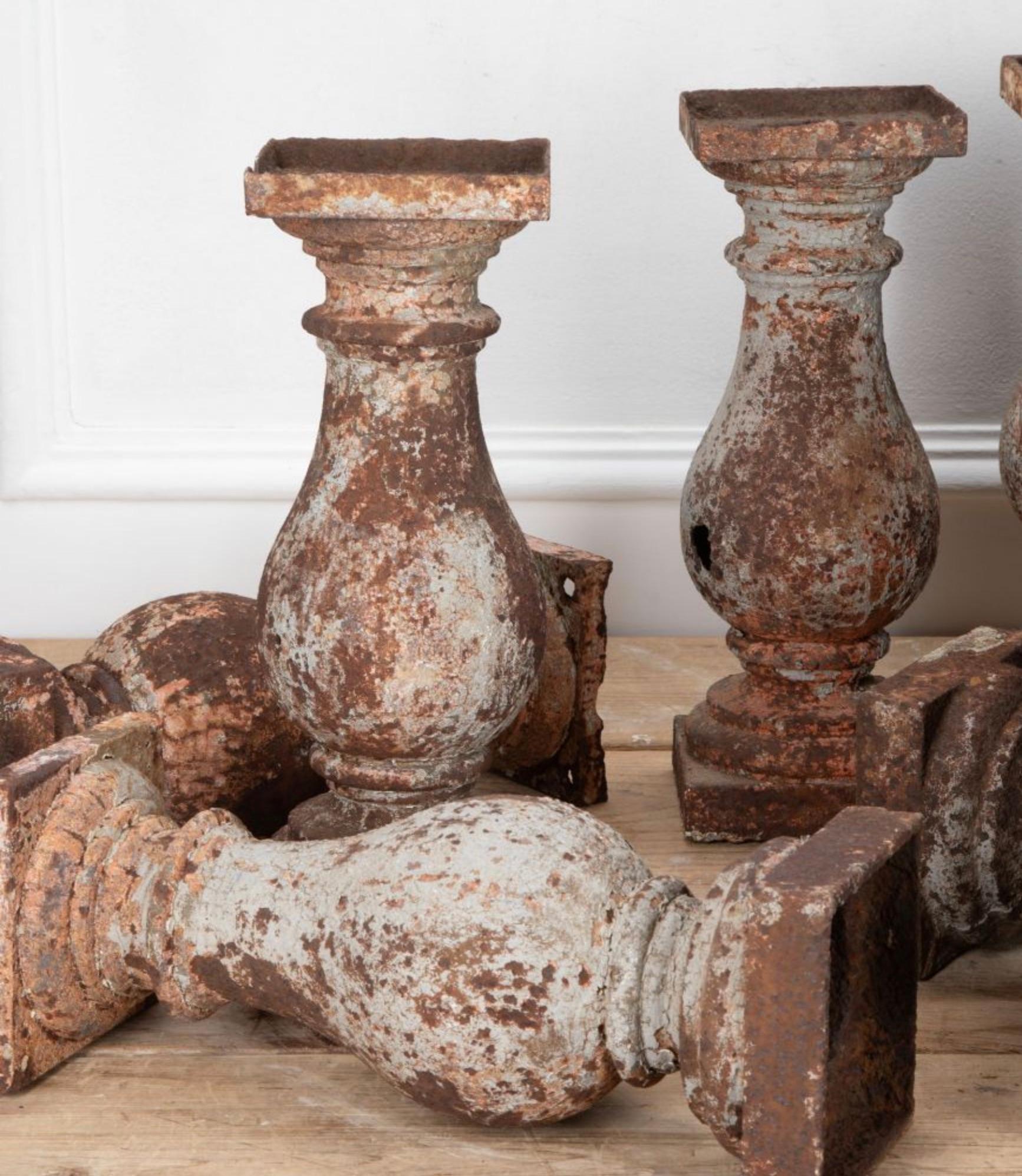 19th Century French Iron Architectural Columns For Sale 2