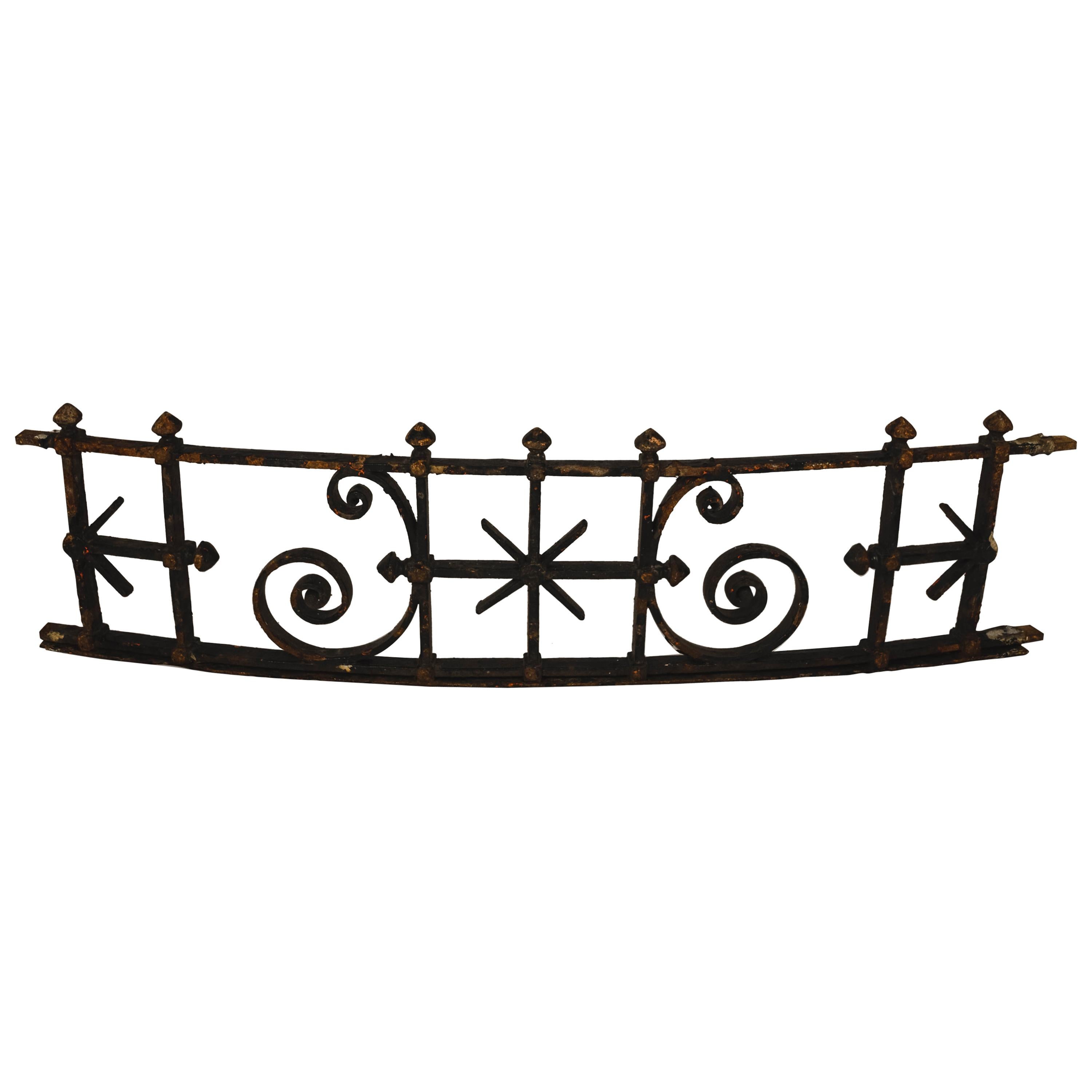 19th Century French Iron Architectural Fragment