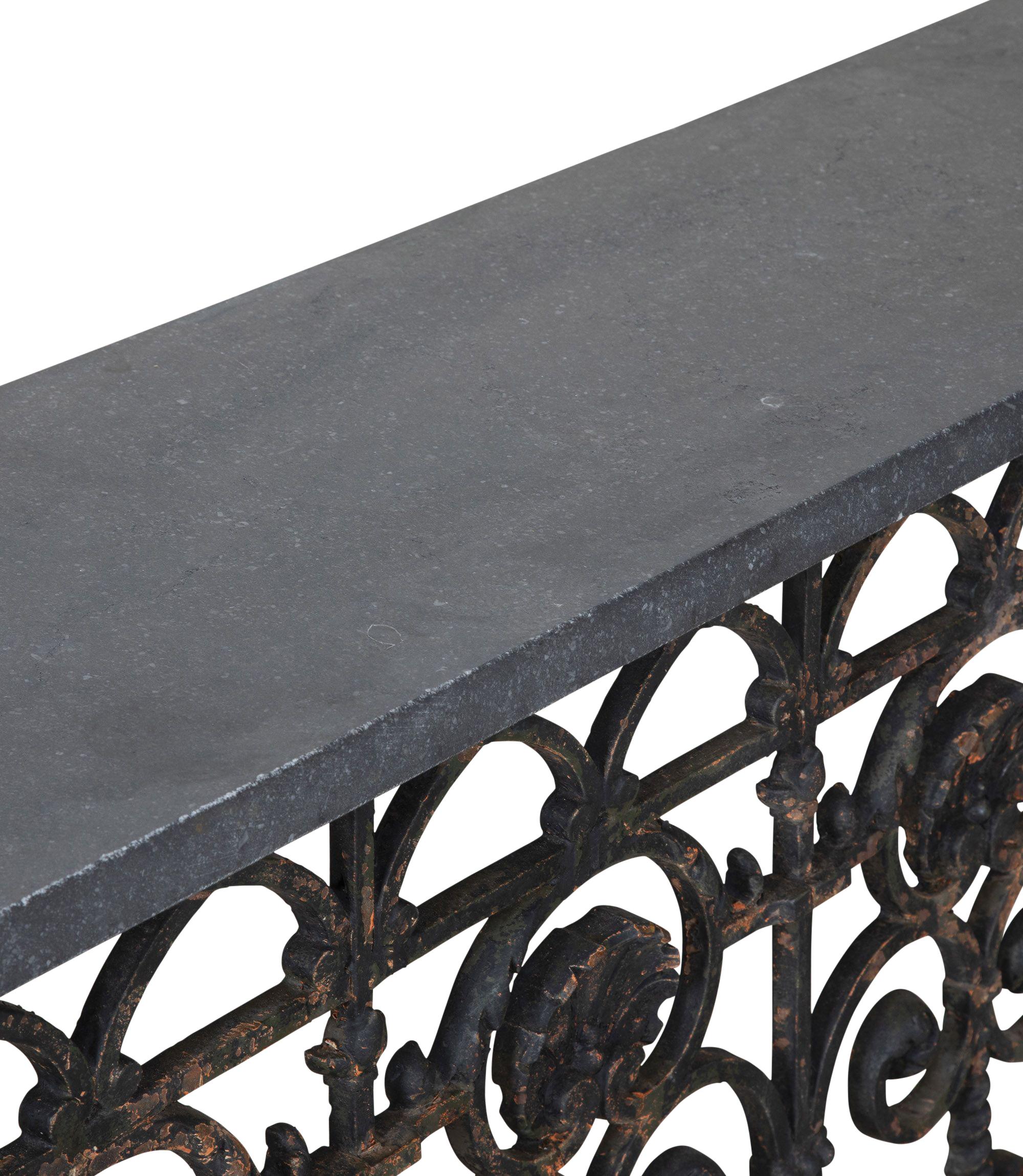 19th Century French Iron Balcony Console For Sale 4