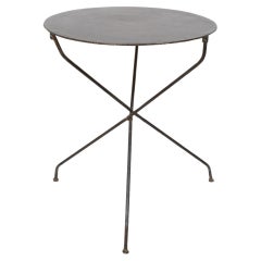 19th Century French Iron Bistro Folding Table
