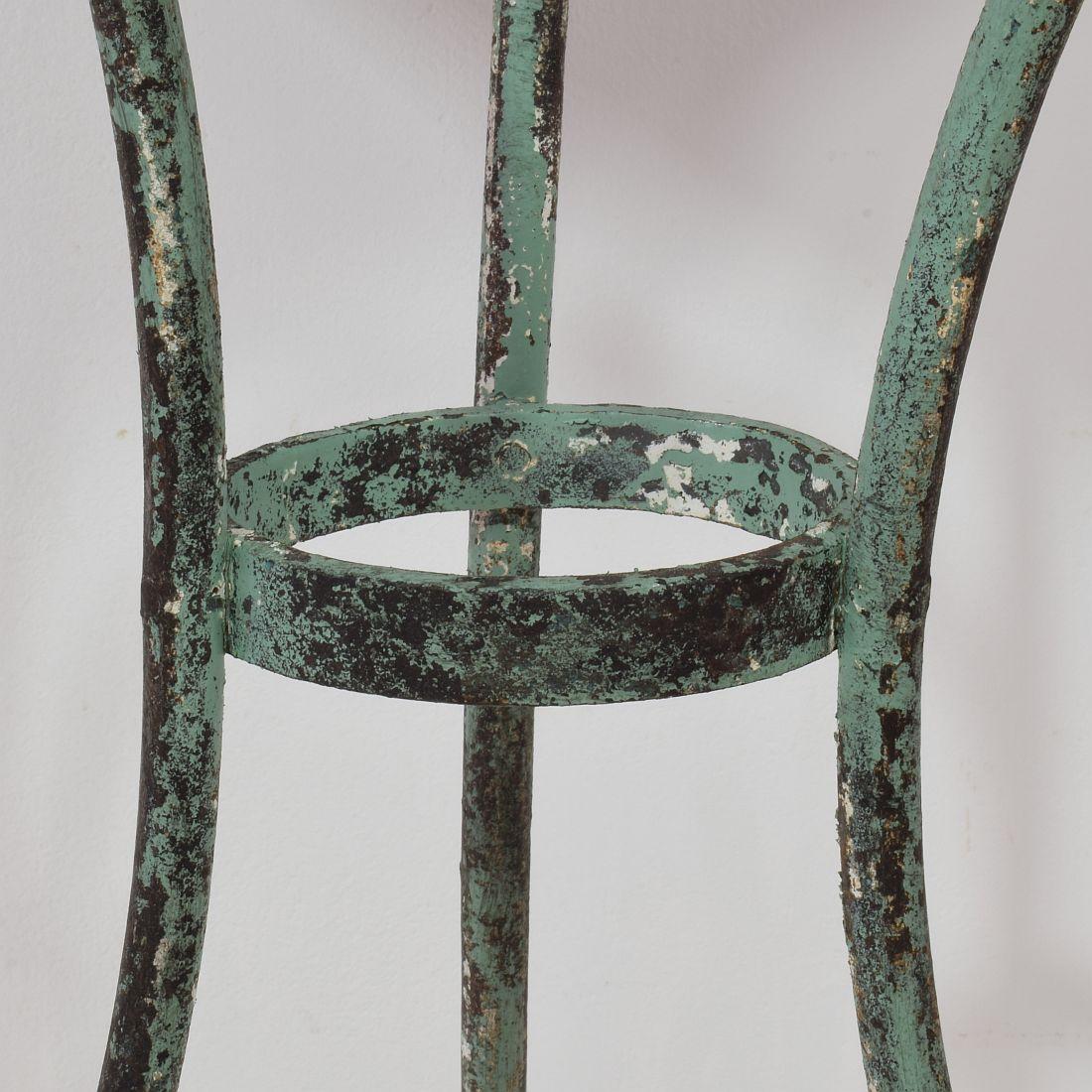 19th Century French Iron Bistro Table 5