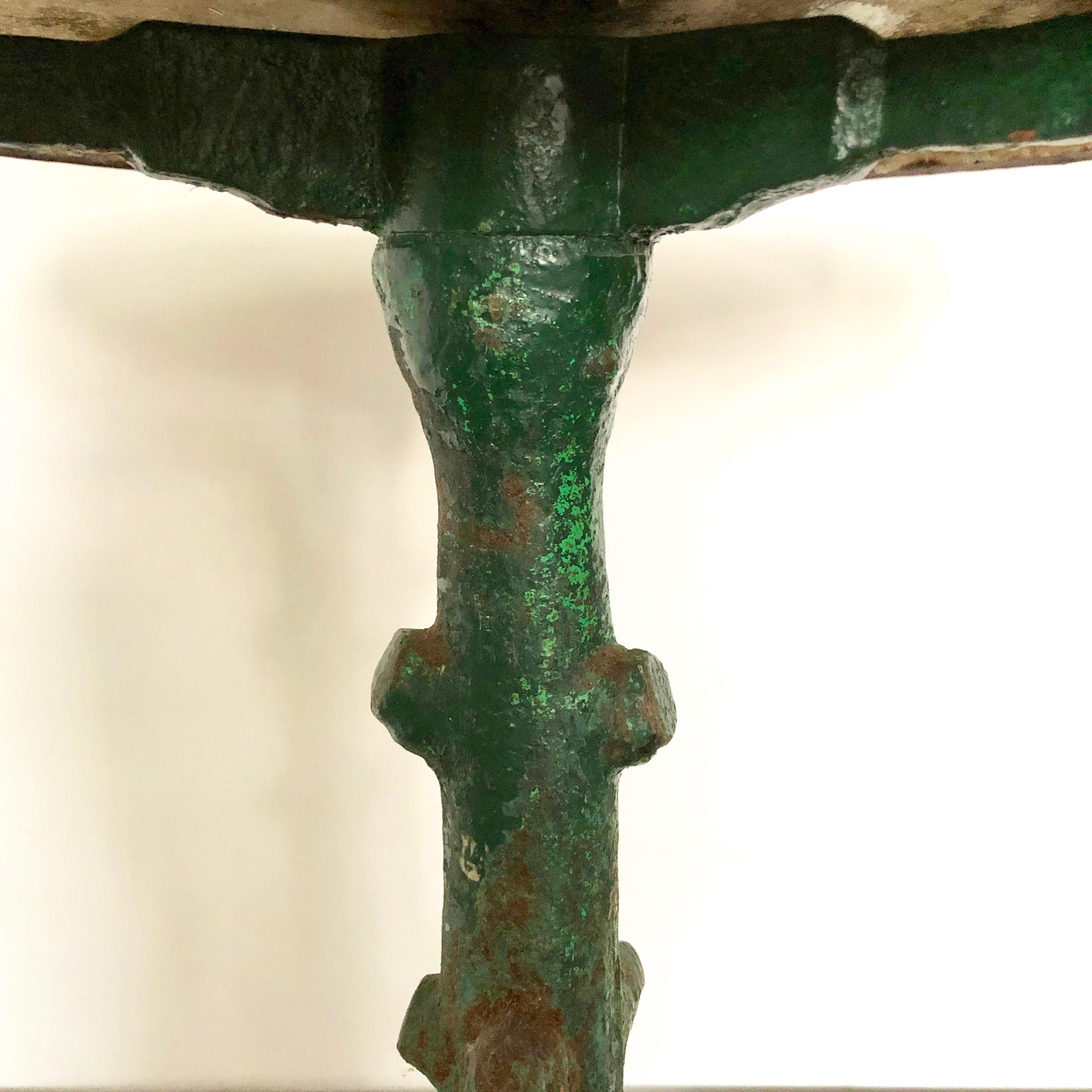 Charming small 19th century French iron Bistro table with well weathered marble and brass trim.
Perfect size for your little garden or patio.
Here are few examples … surprising pieces and objects, authentic, decorative and rare items that you will