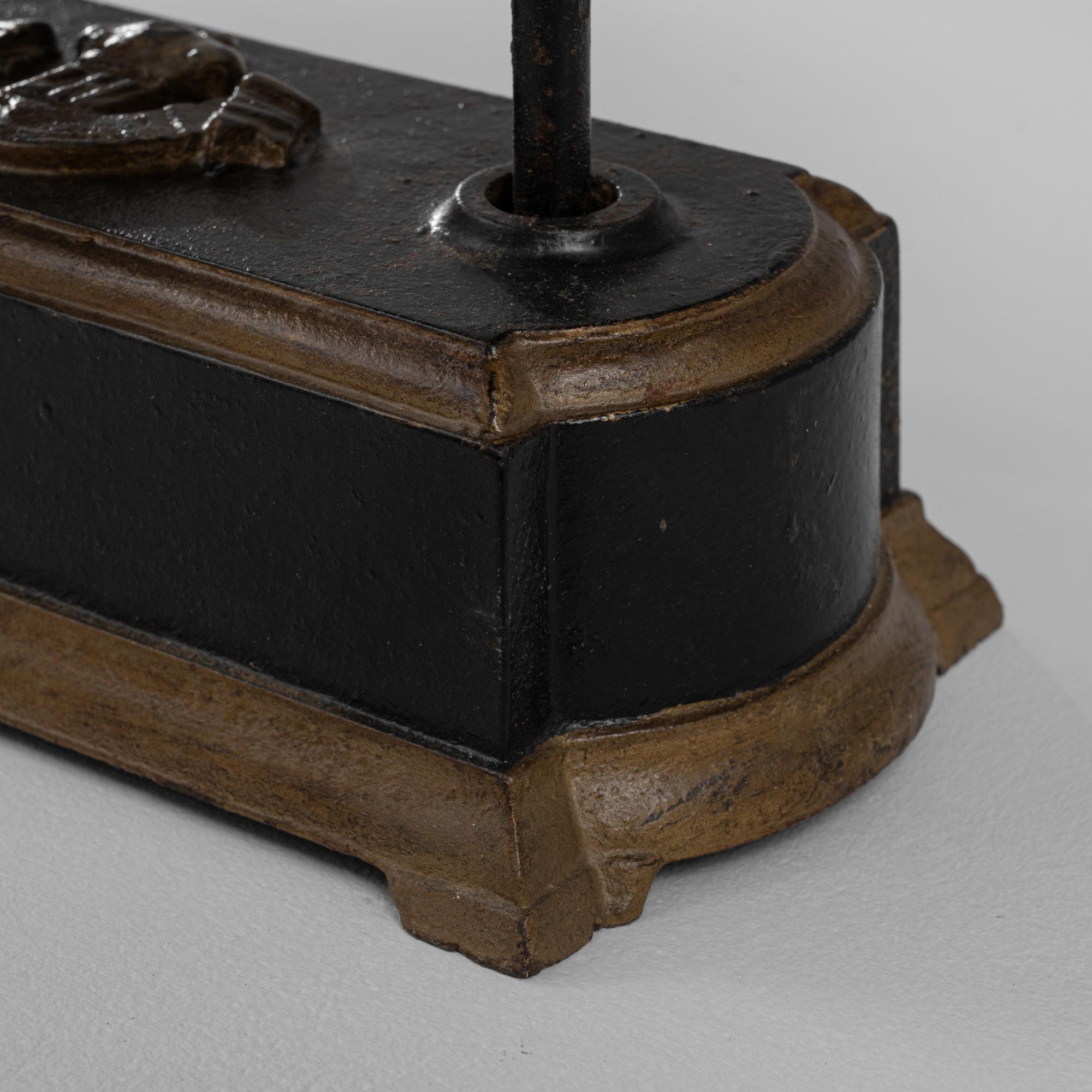 Scala francese in ferro e ottone del XIX secolo in vendita 5