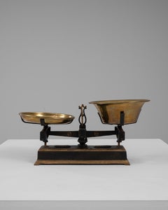 19th Century French Iron & Brass Scale