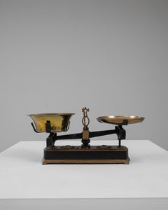 19th Century French Iron & Brass Scale