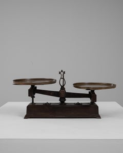 19th Century French Iron & Brass Scale