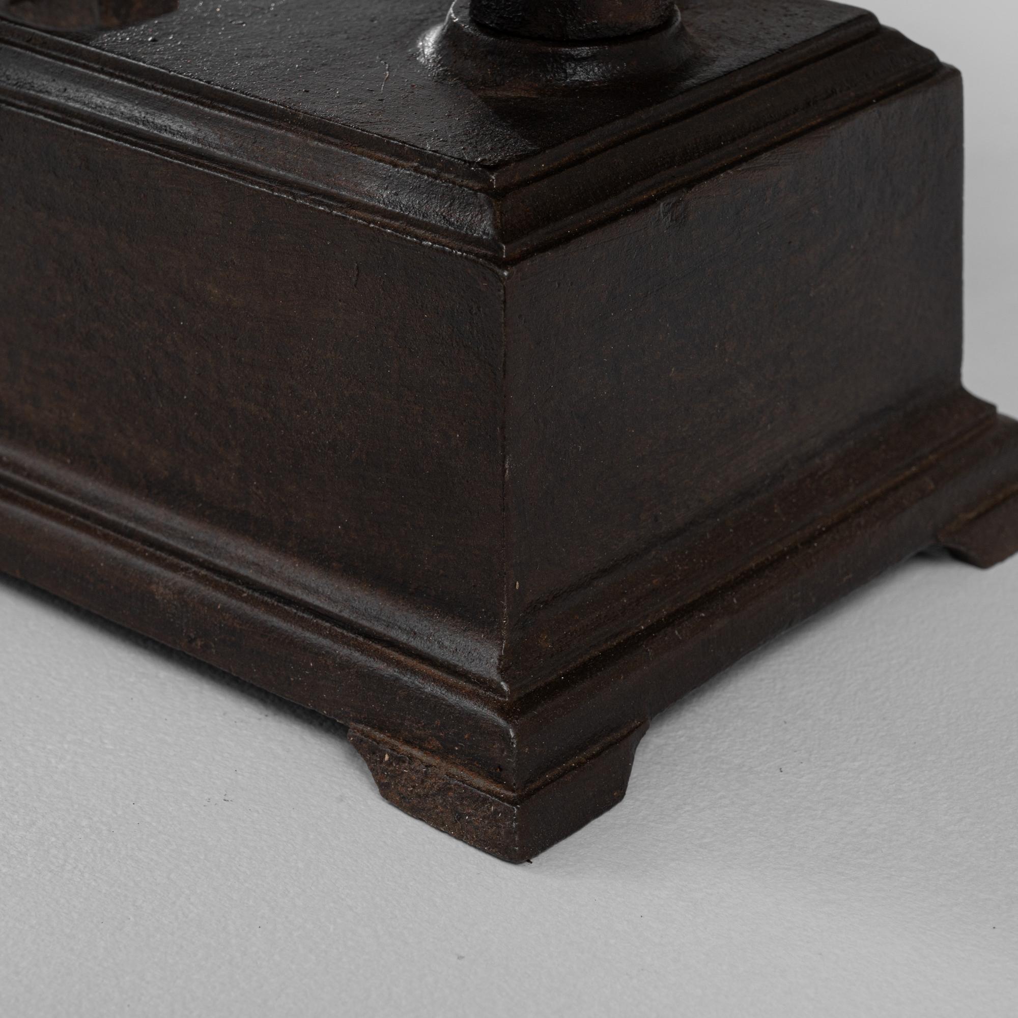 Scala francese in ferro e ottone del XIX secolo in vendita 3