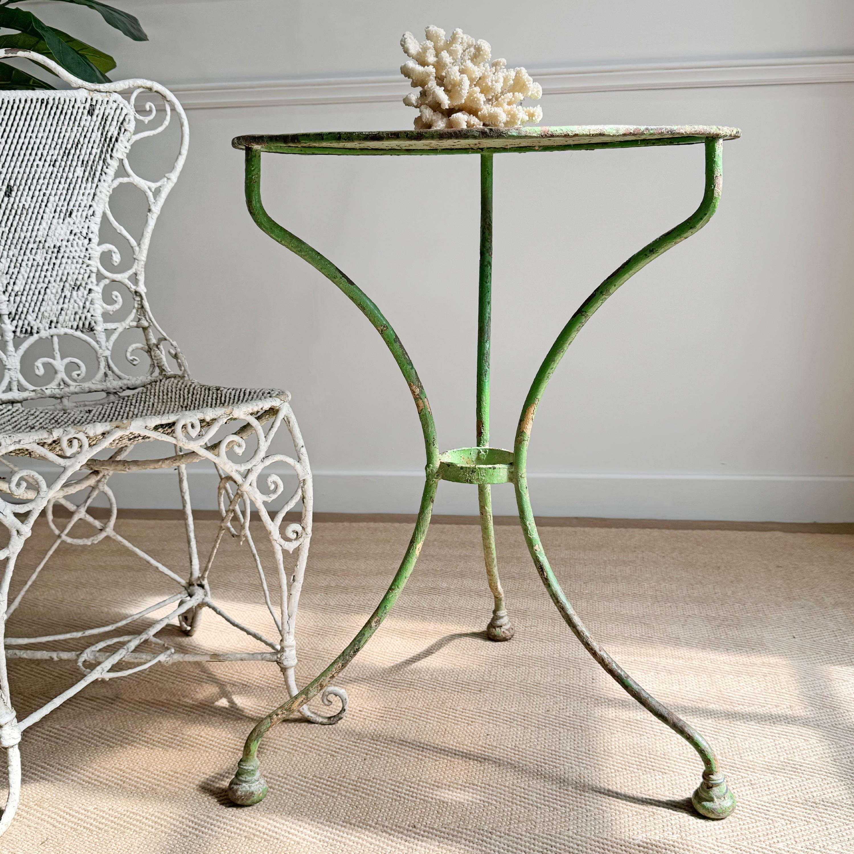 19th Century French Iron Cafe Table For Sale 1